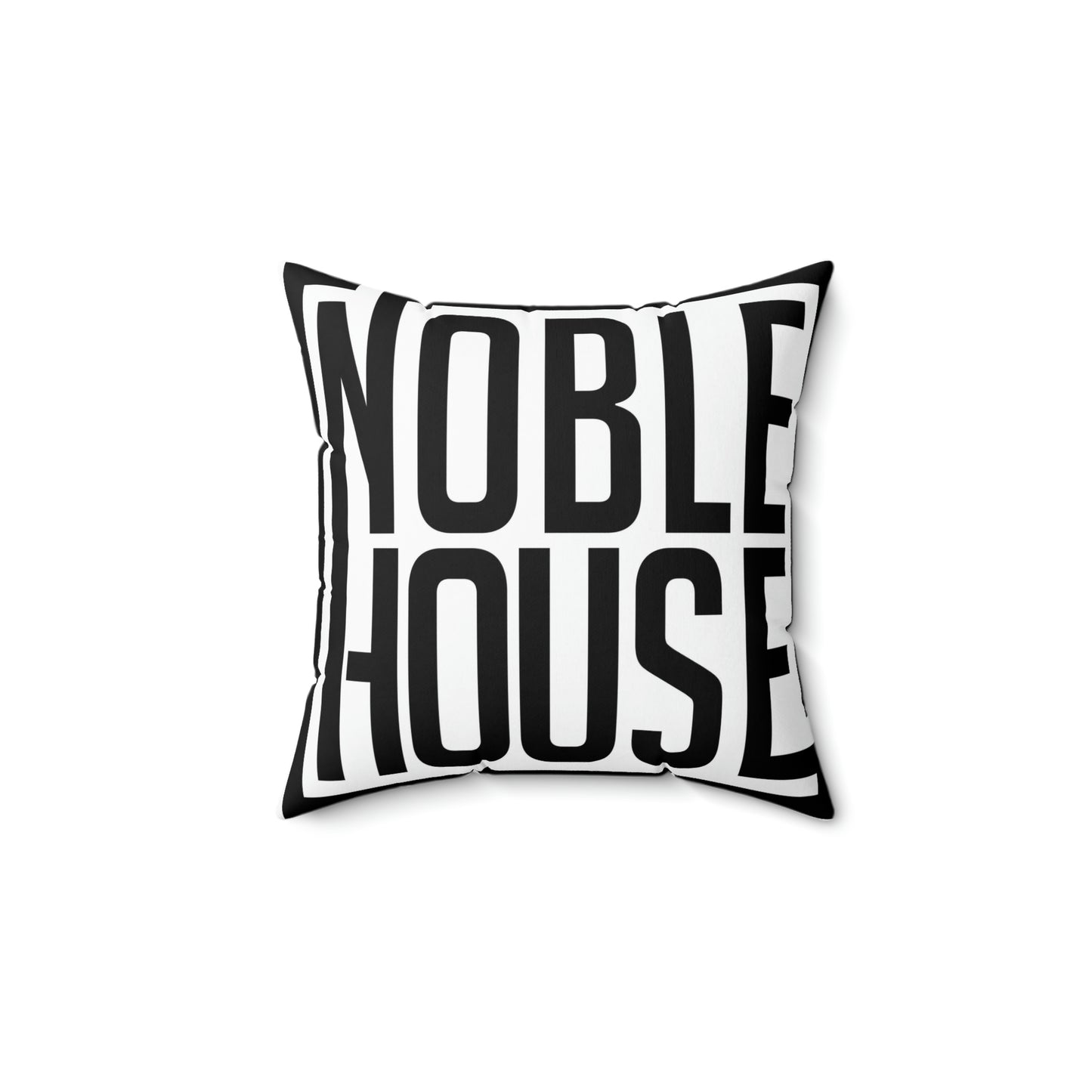 Noble House Logo Spun Polyester Square Pillow