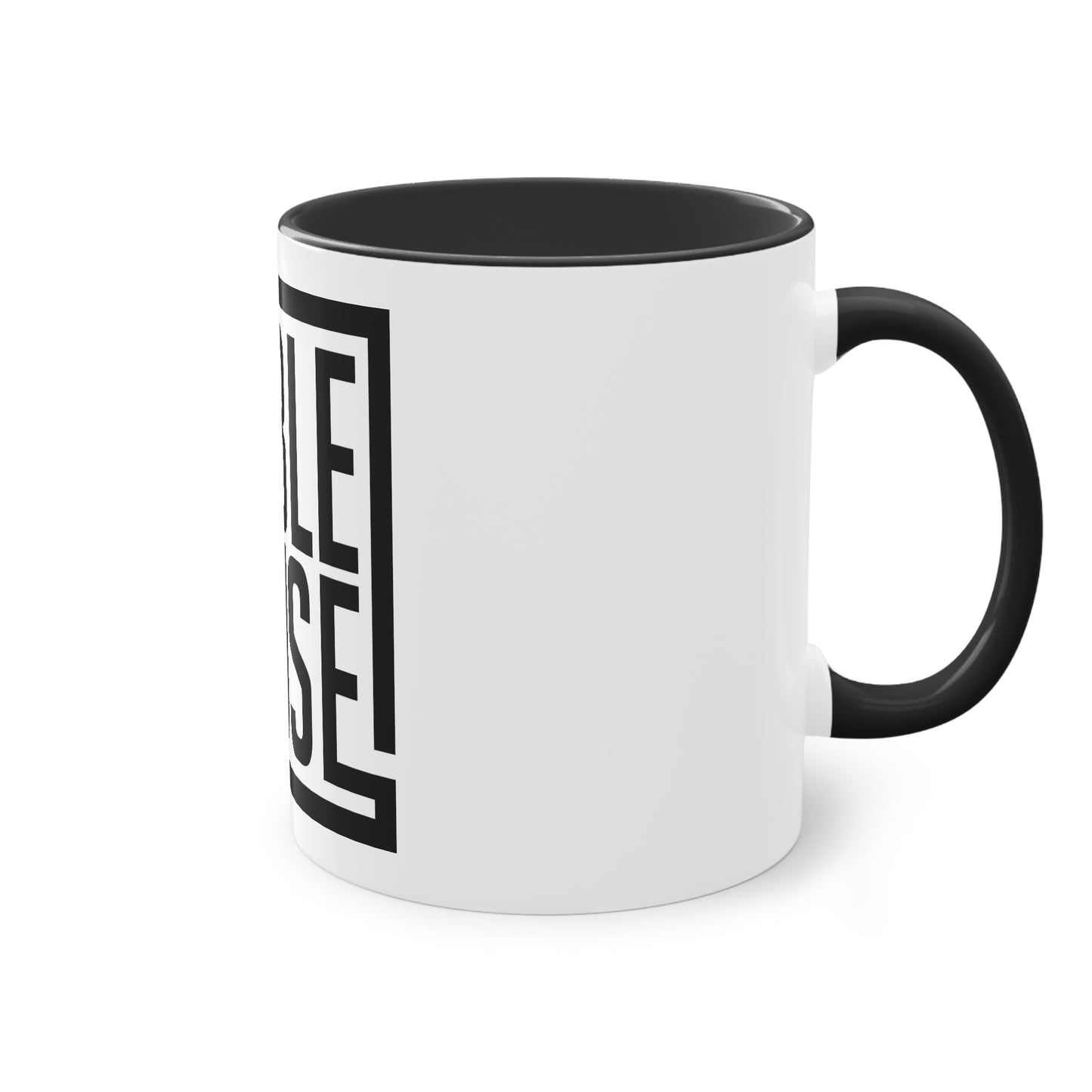 Noble House Logo Two-Tone Coffee Mug, 11oz