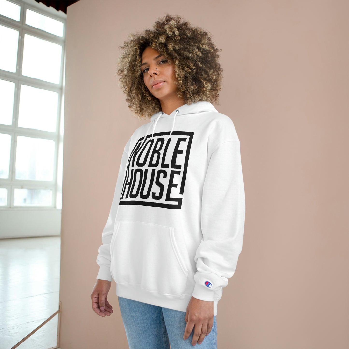 Noble House Logo Champion Hoodie